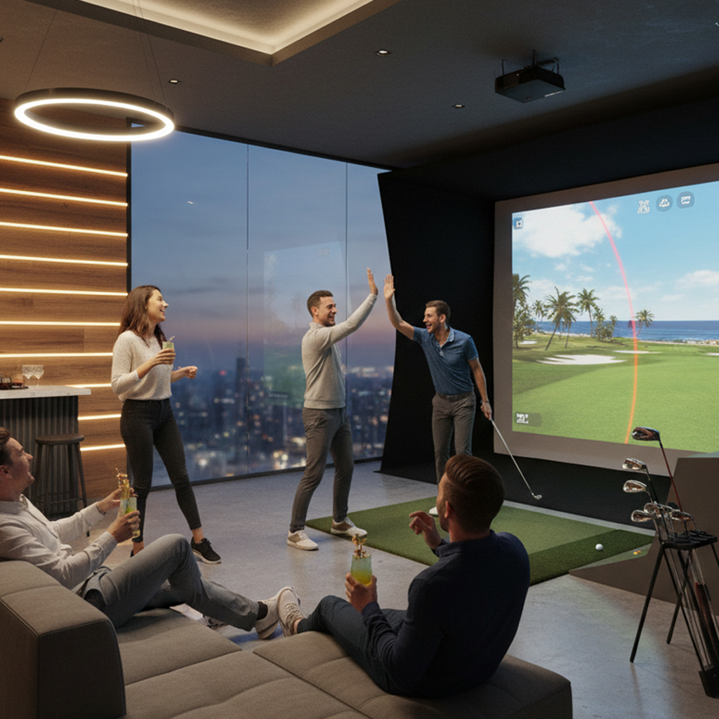 Private Bay golf simulator